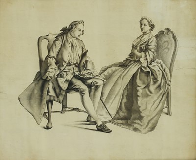 Lot 531 - Hubert-Francois Gravelot (French, 1699-1773)