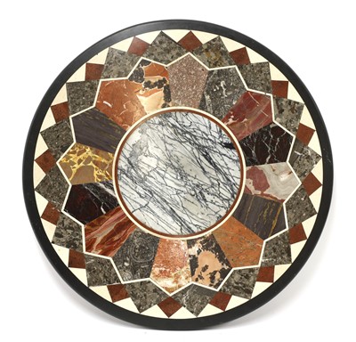 Lot 352 - An Italian specimen marble tabletop
