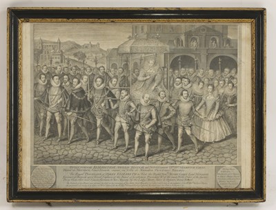 Lot 503 - George Vertue (1684-1756) after Marcus Gheeraerts