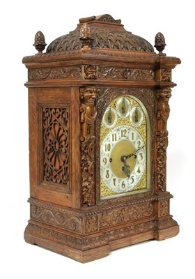 Lot 787 - A musical bracket clock
