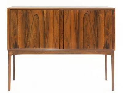 Lot 249 - A rosewood cocktail cabinet