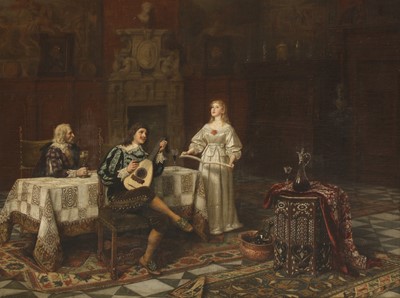Lot 624 - Carl Johann Spielter (German, 1851-1922)