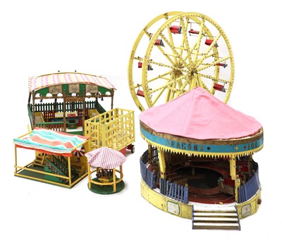 Lot 114 - A scratch-built model fairground
