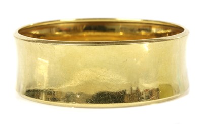 Lot 290 - A Continental gold convex bangle