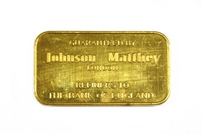 Lot 132 - A 50g fine gold bar