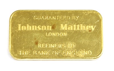 Lot 133 - A 50g fine gold bar