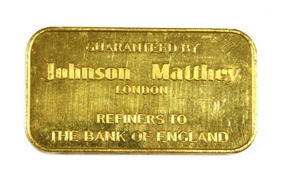 Lot 130 - A 50g fine gold bar
