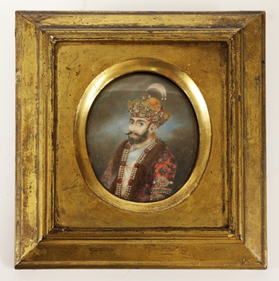 Lot 523 - A collection of eleven Moghul portrait miniatures