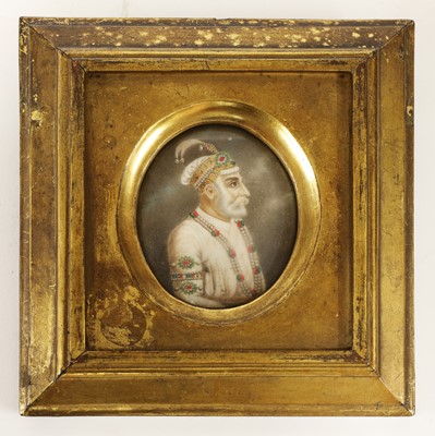 Lot 523 - A collection of eleven Moghul portrait miniatures