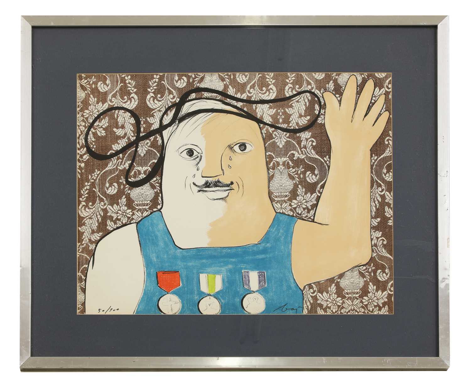 Lot 738 - Enrico Baj (Italian, 1924-2003)