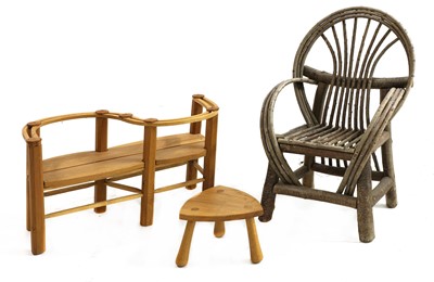Lot 280 - Three items of children's furniture