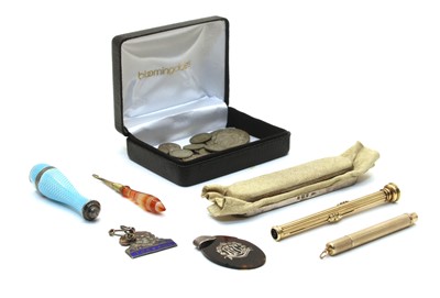 Lot 14 - late Victorian Sampson Mordan & Co. gold combination propelling pencil and dip pen
