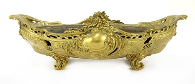 Lot 253 - A French ormolu jardinière