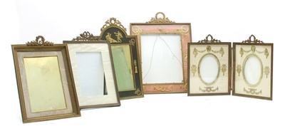 Lot 284 - A gilt metal Empire style photograph frame
