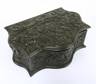 Lot 314 - A Ceylonese ebony box