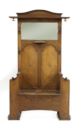 Lot 187 - An oak hall stand