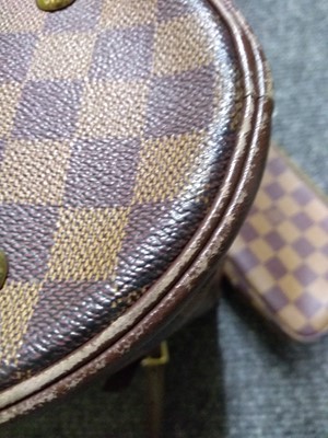 Lot 17 - Louis Vuitton 'Marais' Damier Ebène bucket bag