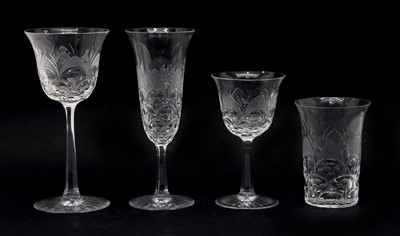 Lot 430 - A suite of cut glassware