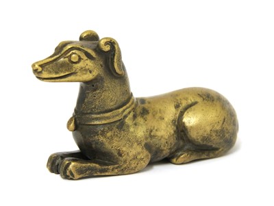 Lot 207 - A Chinese bronze weight