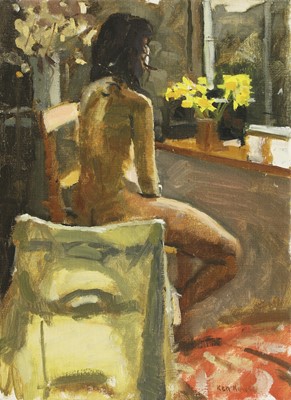 Lot 211 - Ken Howard RA (b.1932)