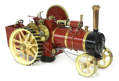 Lot 307 - A ¾in scale model Burrell-type live steam traction engine