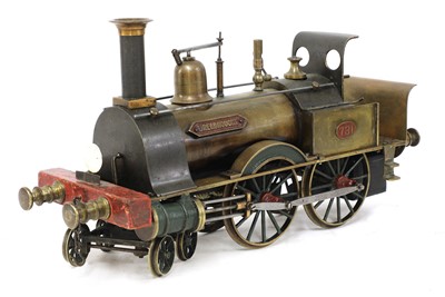 Lot 308 - A 3in gauge spirit-fired live steam 4-4-0 Stevens Model Dockyard locomotive no 731, 'Dreadnought'