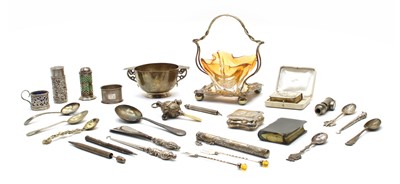 Lot 83 - A sterling silver pen case