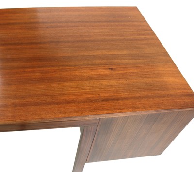 Lot 355 - A rosewood desk