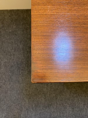 Lot 355 - A rosewood desk