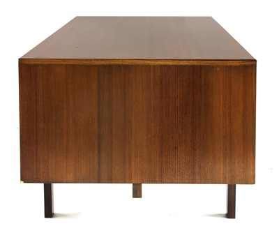 Lot 355 - A rosewood desk