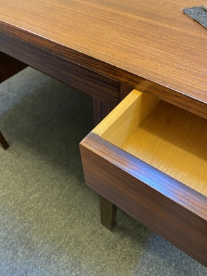 Lot 355 - A rosewood desk