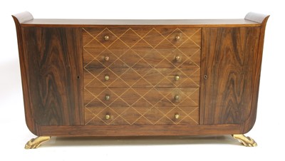 Lot 62 - An Art Deco calamander sideboard