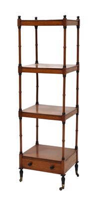 Lot 944 - A satinwood whatnot