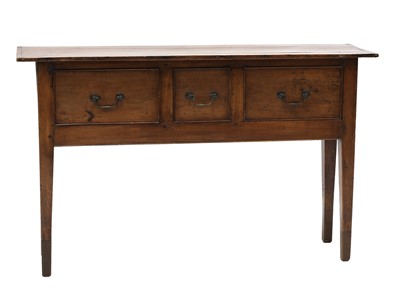Lot 257 - A French fruitwood serving table