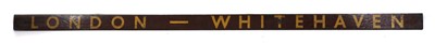 Lot 513 - A 'London - Whitehaven' station sign