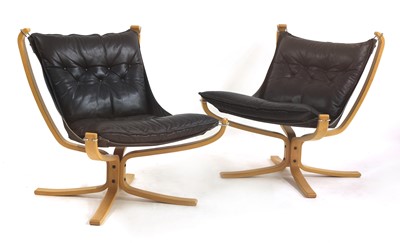 Lot 324 - A pair of Falcon chairs