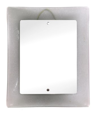 Lot 360 - An Italian clear glass mirror set