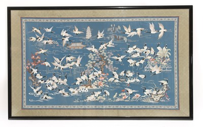 Lot 493A - A Chinese embroidery