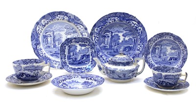 Lot 195 - A large collection of Copeland Spode blue and white Italian ware
