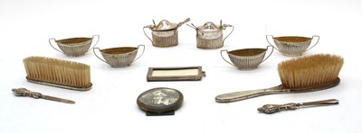 Lot 86 - A collection of small silver and small photograph frames