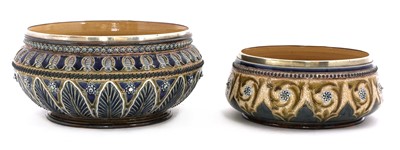 Lot 8 - A Royal Doulton stoneware fruit bowl