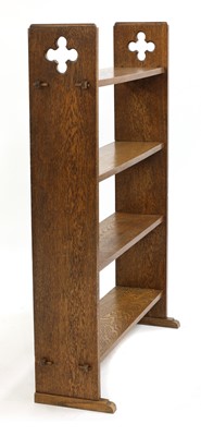 Lot 17 - An Arts and Crafts four-tier open bookshelf
