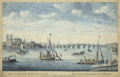 Lot 107 - A SET OF FIVE LONDON VIEWS