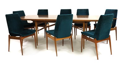Lot 166 - A teak and Indian rosewood dining table