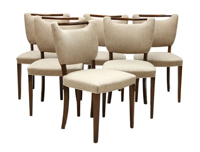 Lot 496 - A set of six Danish dining chairs