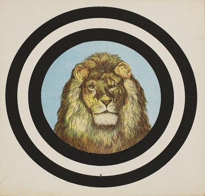 Lot 103 - Five circular animal targets