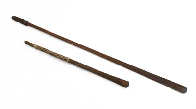 Lot 192 - A Maori taiaha dance paddle