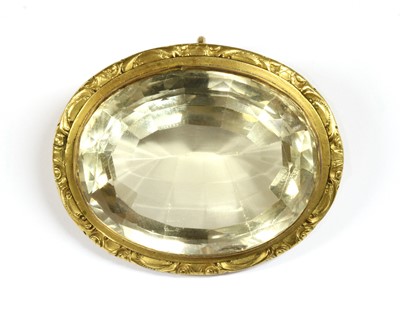 Lot 16 - A Victorian citrine pendant