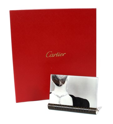 Lot 281 - A Cartier crocodile finish photo frame