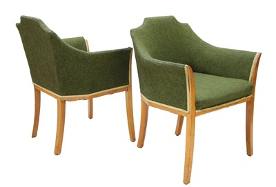 Lot 60 - A pair of Art Deco armchairs